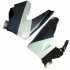 Carenagem (ESQ+DRT) (PRETO/BRANCO), (MTA-2) MINIMOTO 49