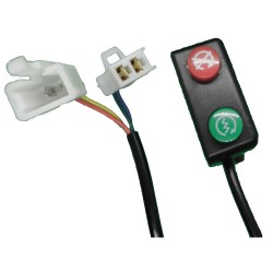 Botão E-START / Arranq. Electrico, (MONSTER DELUXE QD03K) / ATV 49 (c/ arranque elétrico)