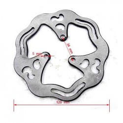 Disco Travao 120x3 (em Flor), MINIMOTO 47cc-49cc