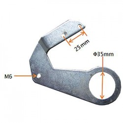 Chapa de Suporte da Pinça de Travão TRAS, (QD03 / QD07 / E-QD03L) MINI-ATV 49