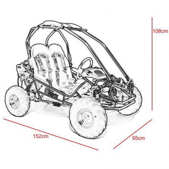 BUGGY CRIANÇA 160CC - 6" - AUTO