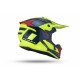 Capacete UFO INTREPID Azul-Vermelho-Neon