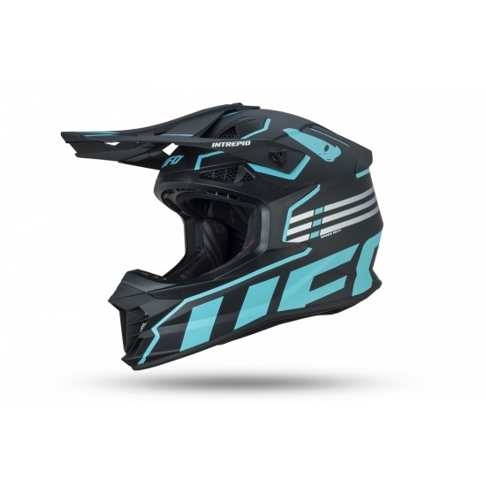 Capacete UFO INTREPID Preto-Azul Capacete UFO INTREPID Preto-Azul
