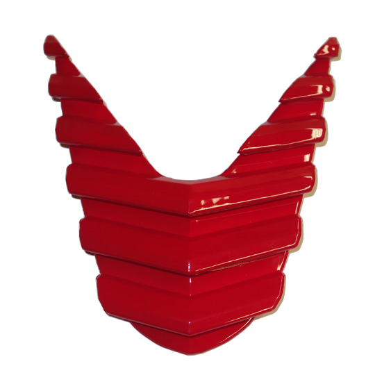 Triângulo Decorativo da Carenagem FRT Raptor RED Triângulo Decorativo da Carenagem FRT Raptor RED