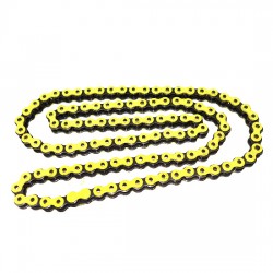 Corrente 420H DX / 110L (REFORÇADA) 420DX-110T (AMARELO) YCF
