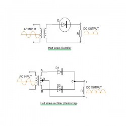 Retificador de Corrente (1 Ficha / 4 PINS / "HALF-WAVE"), GY6 50 139QMB / NECO (BORSALINO DUE) / ATV 90/110