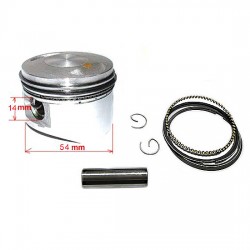 Piston 54mm(Cavilha 14mm) + Segmentos