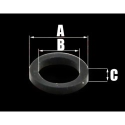 O-ring (A=15.5 B=11.75 C=2.47), da Junta do Cilindro, YX PITBIKE