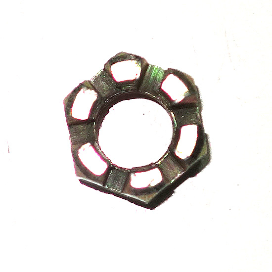 Porca Castelo M12x1.25, das Rótulas ATV90/110, ATV150/250, das Manga d'eixo TBM GTS, GTR250