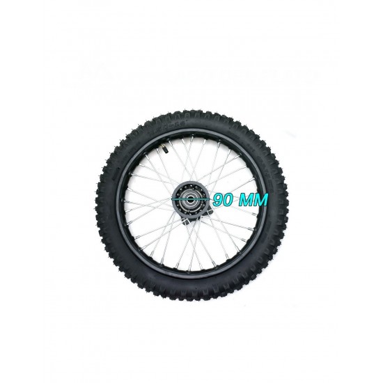 Roda Completa 14'' - Frente - Eixo 15mm