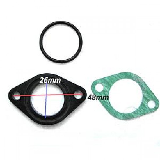 JUNTA DA FALANGE/CARBURADOR 26MM - PITBIKE JUNTA DA FALANGE/CARBURADOR 26MM - PITBIKE