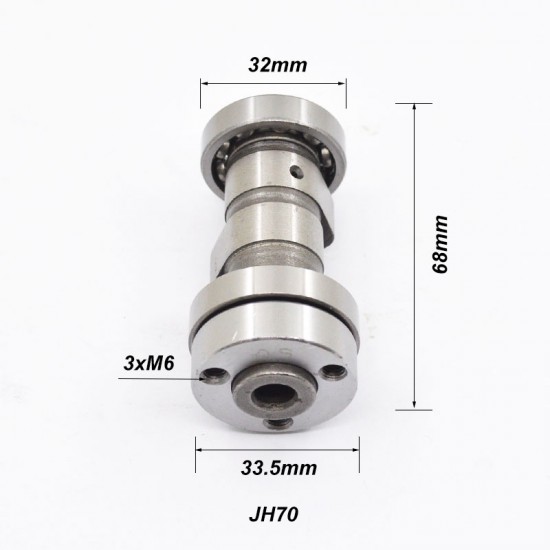 Árvore de cames 70-90-110-125 (s/ descompressor) 68mm / PITBIKE