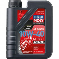 Óleo Liqui Moly 4T -10W40 - 100% Sintético Street Race - 1L